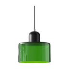 Lampada a sospensione in vetro – Elegante lampada cilindrica per ambienti accoglienti