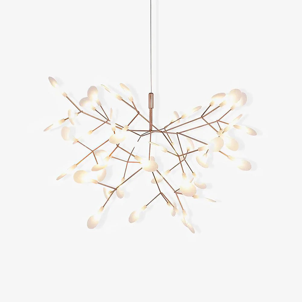 Lampadario in Acrilico a Petali di Rosa Modish