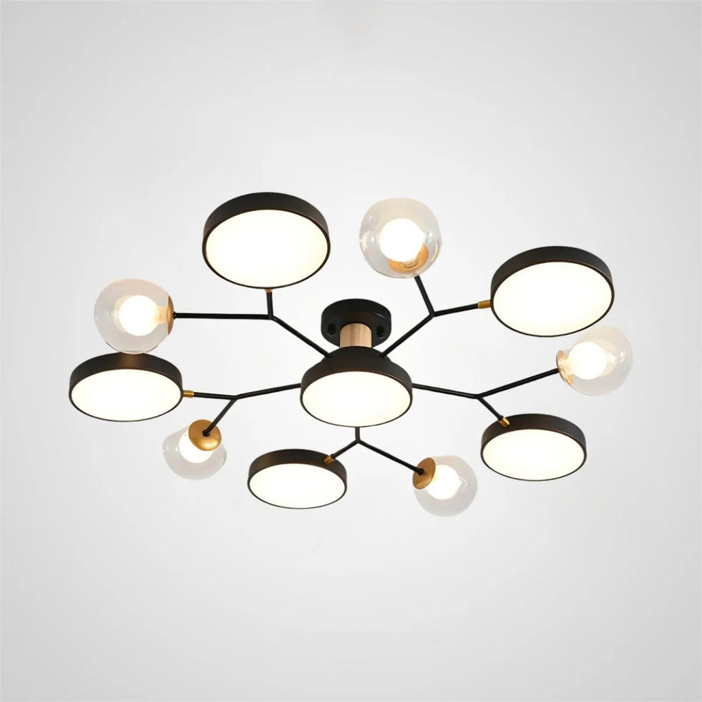 Lampada da Soffitto Moderna a Più Lampadine per Soggiorno