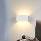Moderna Applique da Esterno Impermeabile Rectangolare LED Illuminata Su e Giù