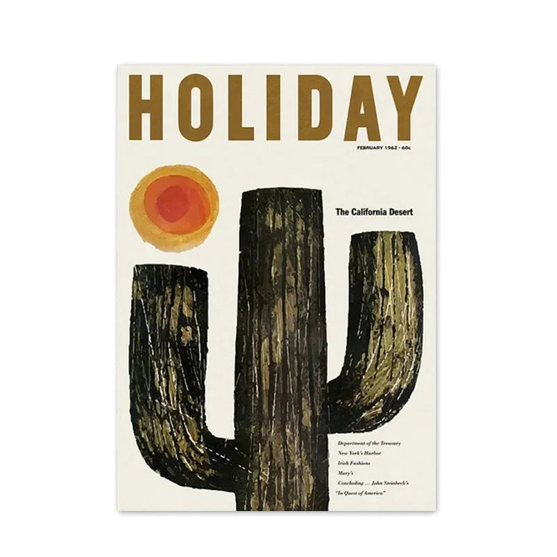 Vintage di Bernard Villemot, Herman Miller, Richard Baringer Arte da Parete