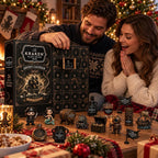 Set di Calendario Avvento Mini Bottiglie di Rum Kraken da 24 Giorni per Esposizione al Bar durante le Feste, Regalo Collezionabile per Amanti del Rum, Countdown di Natale e Decorazione Festiva