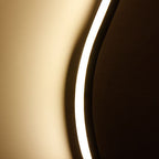 Lampada da Parete Curva LED Moderna in Alluminio a Forma di Serpente con 1 Luce