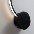 Lampada da Parete Curva LED Moderna in Alluminio a Forma di Serpente con 1 Luce