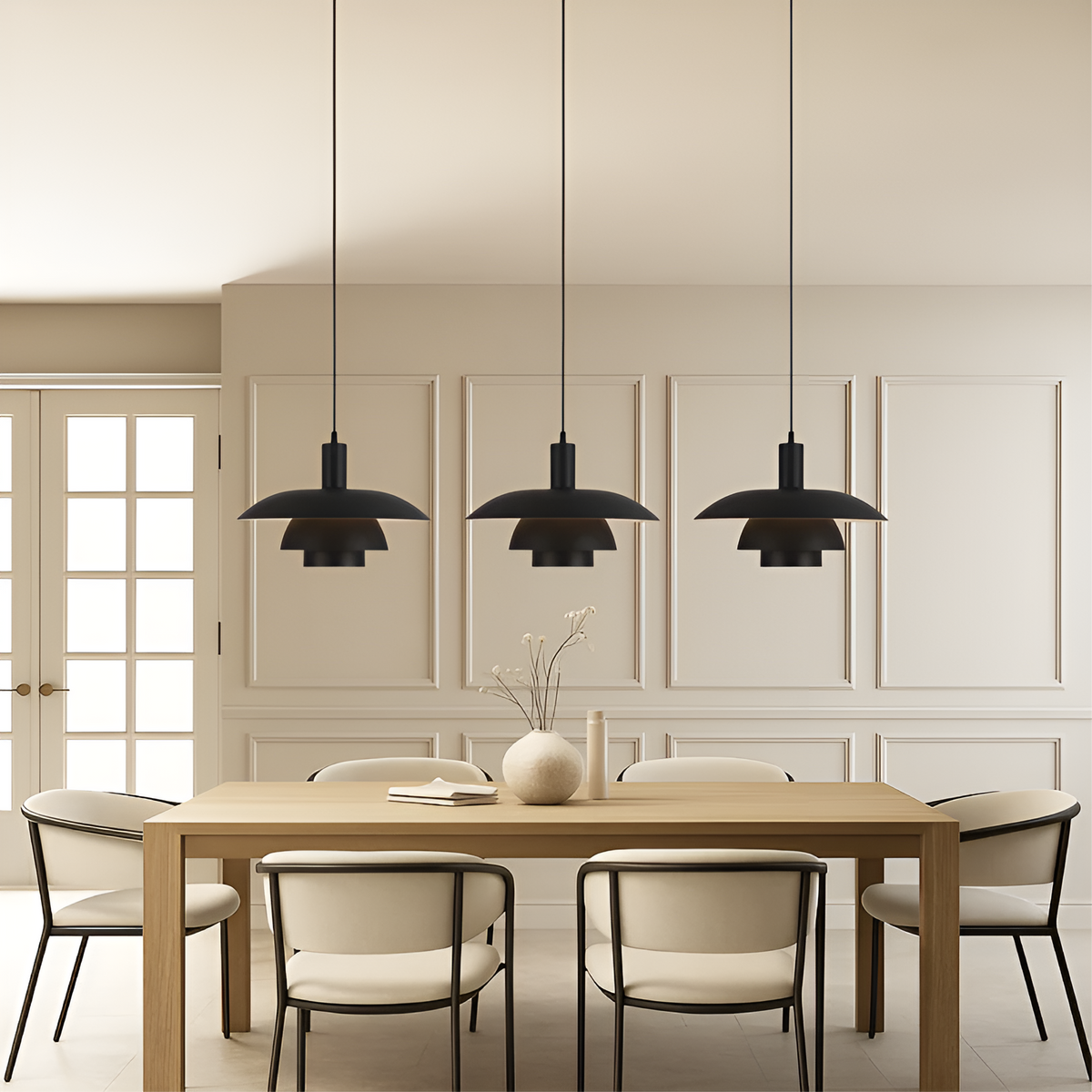 Lampada a sospensione in design danese – Semplice e stilosa per sala da pranzo e soggiorno