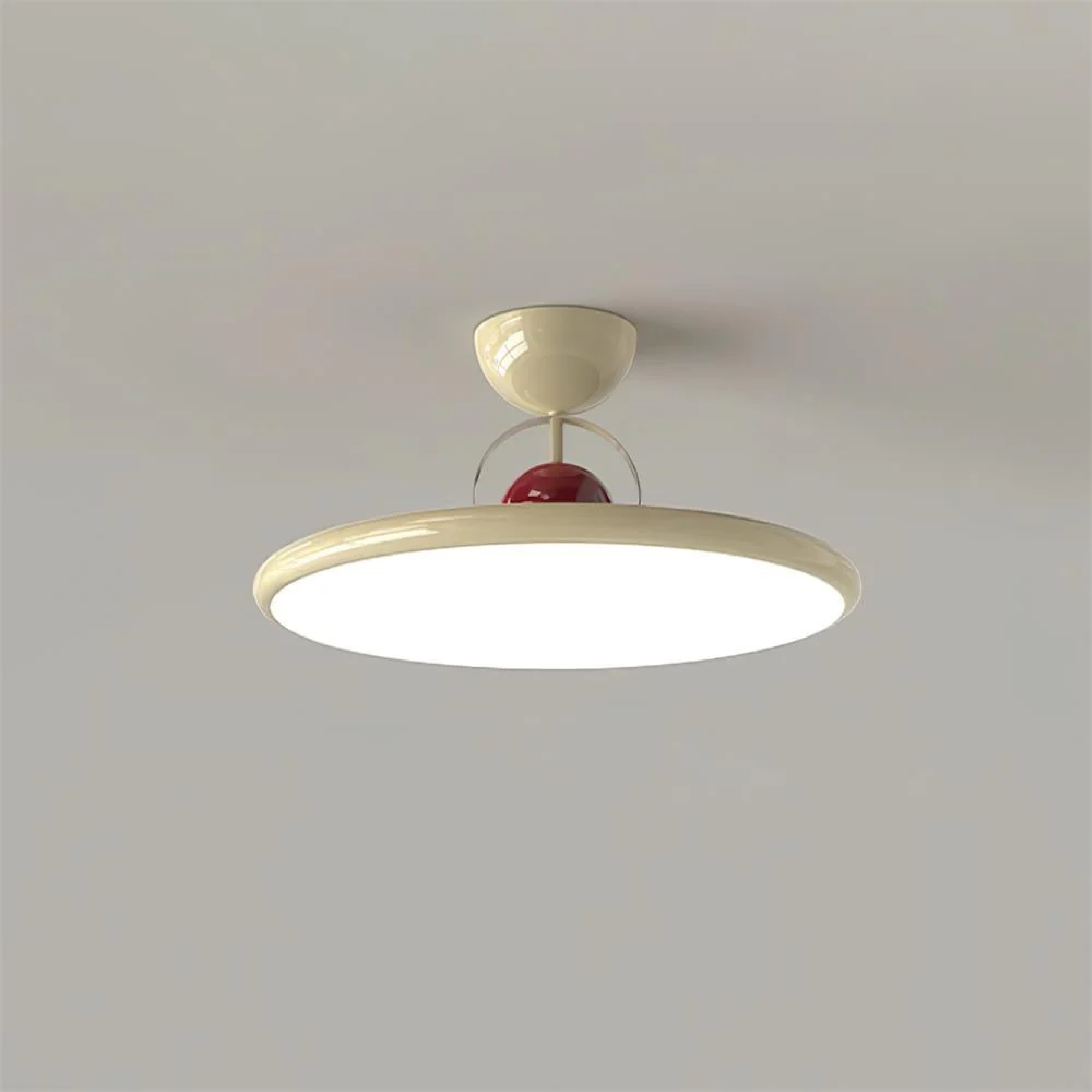 Lampada da soffitto a incasso in vetro retro