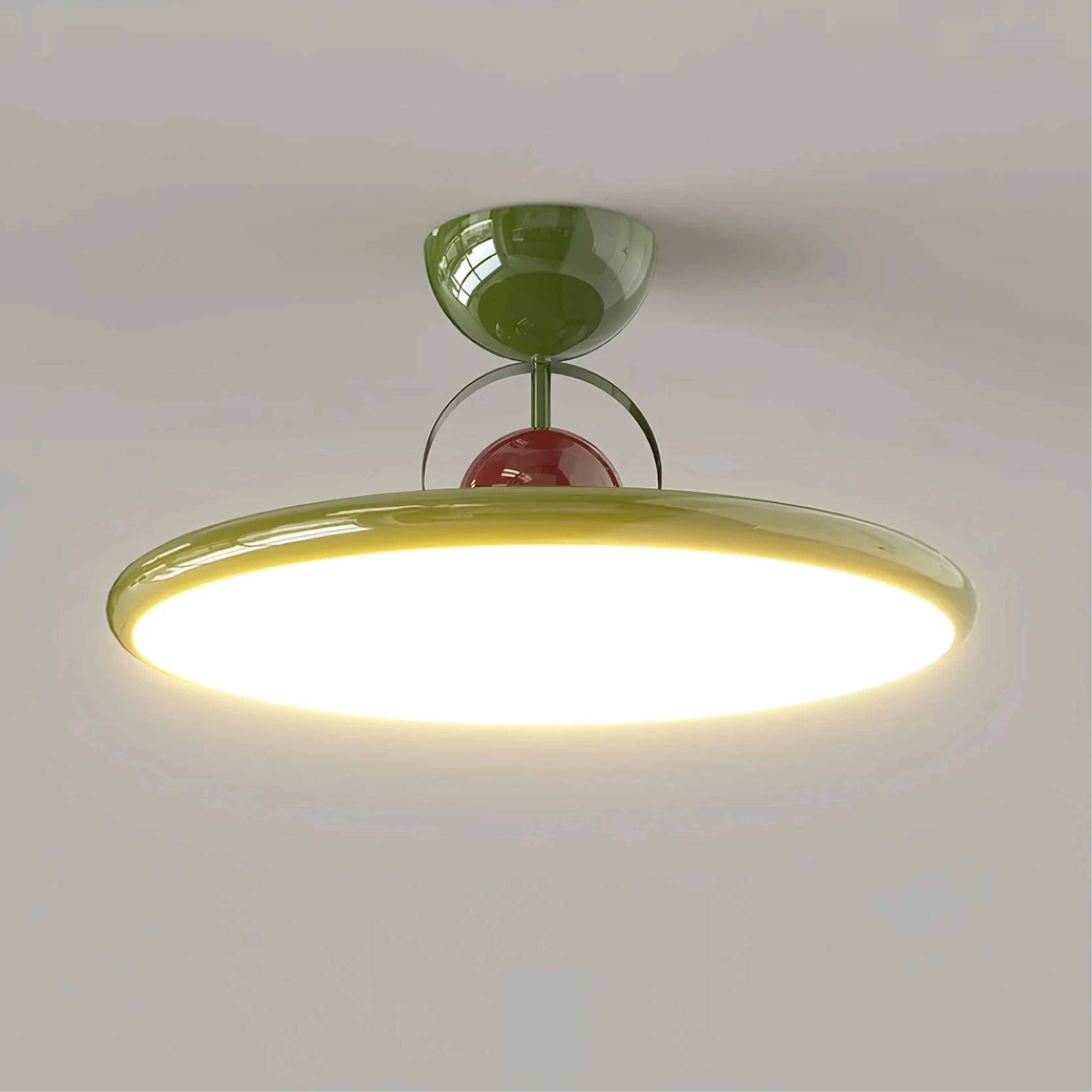 Lampada da soffitto a incasso in vetro retro