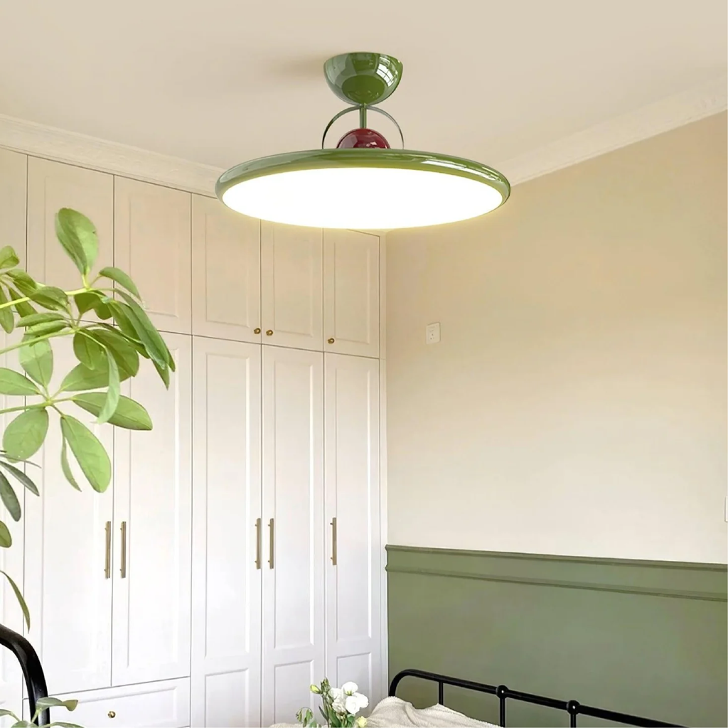 Lampada da soffitto a incasso in vetro retro