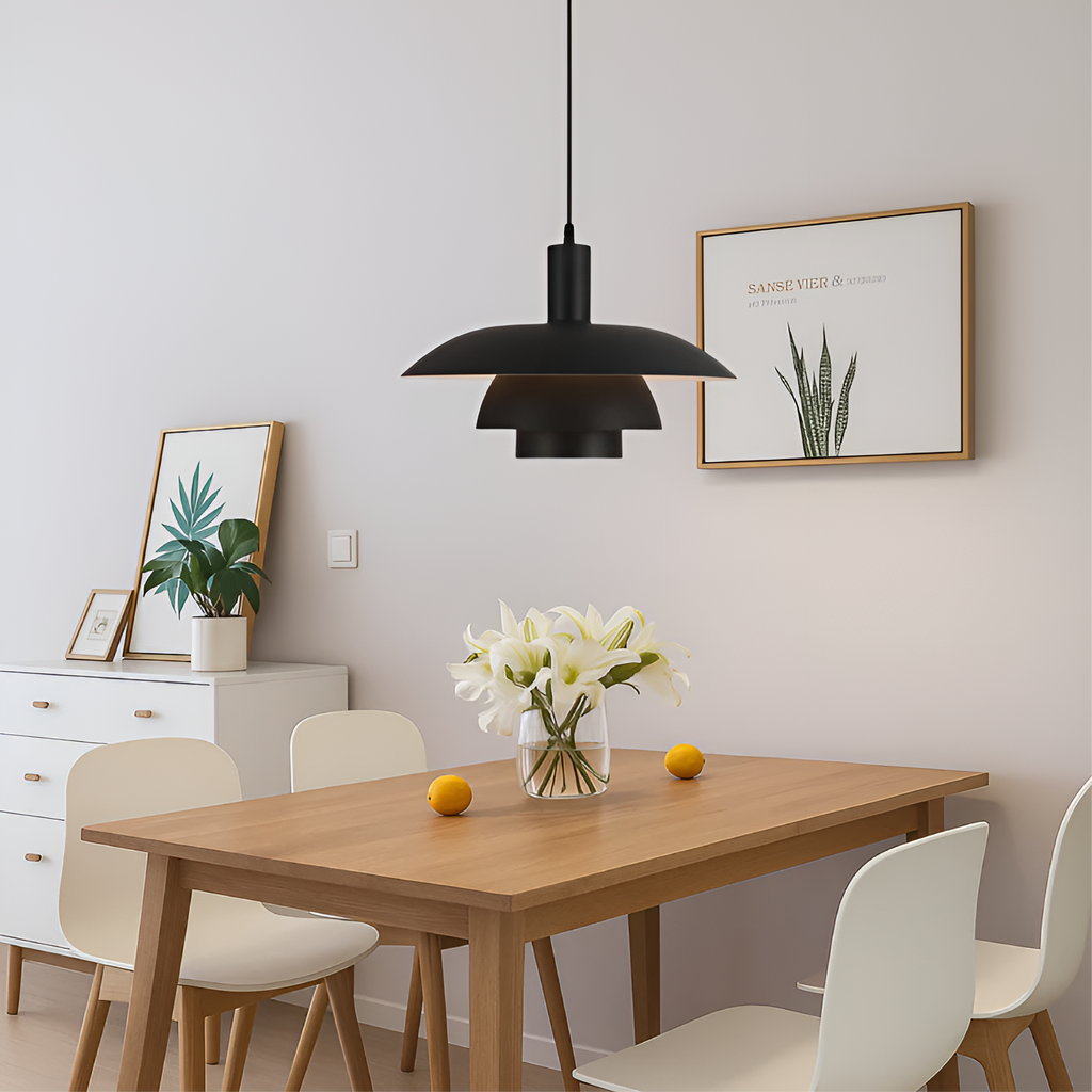 Lampada a sospensione in design danese – Semplice e stilosa per sala da pranzo e soggiorno