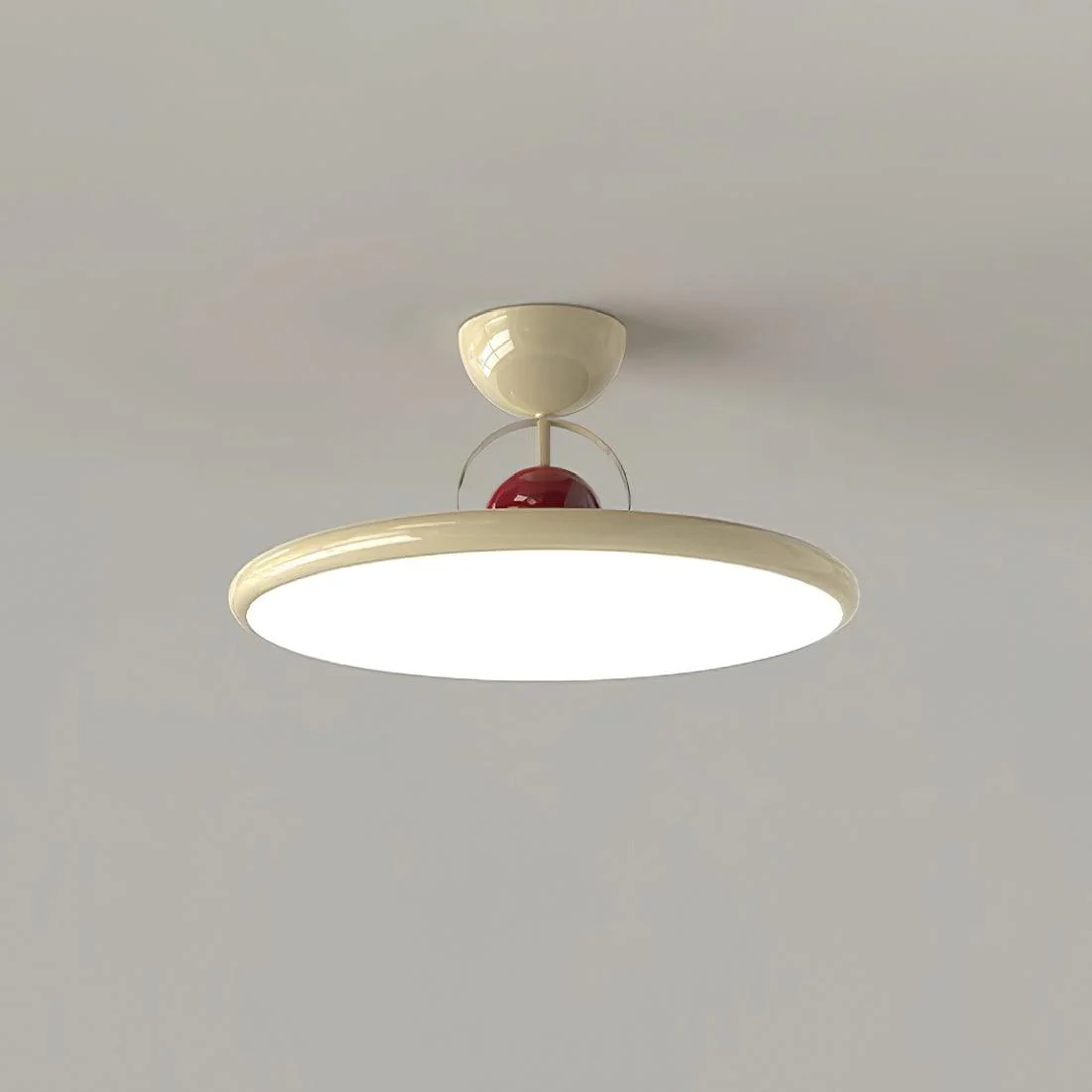Lampada da soffitto a incasso in vetro retro