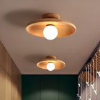 WoodBliss Light - Lampada da soffitto minimalista in legno Wabi Sabi