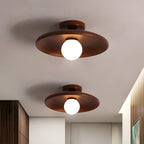 WoodBliss Light - Lampada da soffitto minimalista in legno Wabi Sabi