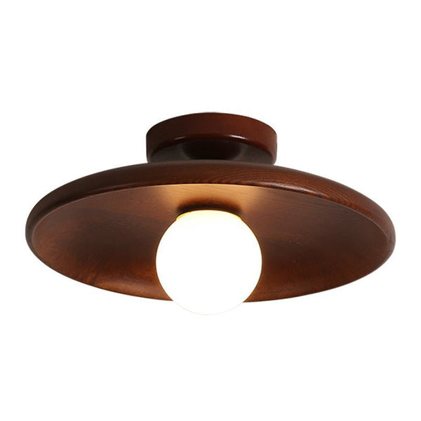 Lampada da soffitto a forma di ciotola poco profonda
