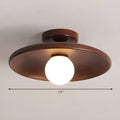 WoodBliss Light - Lampada da soffitto minimalista in legno Wabi Sabi