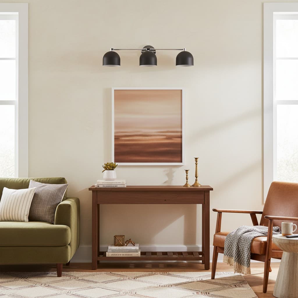 Applique da Parete in Ottone Chroma Dome per Bagno Moderno