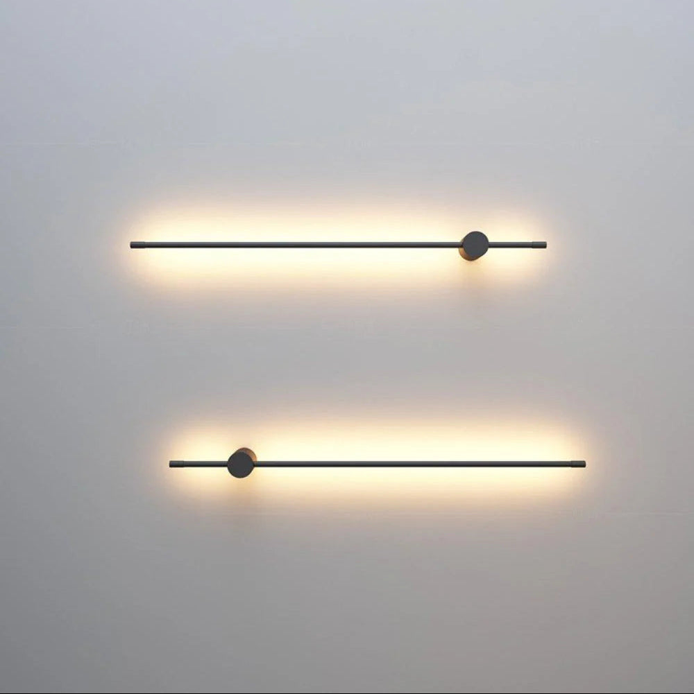 Lampada da Parete Verticale in Metallo Minimalista Moderna