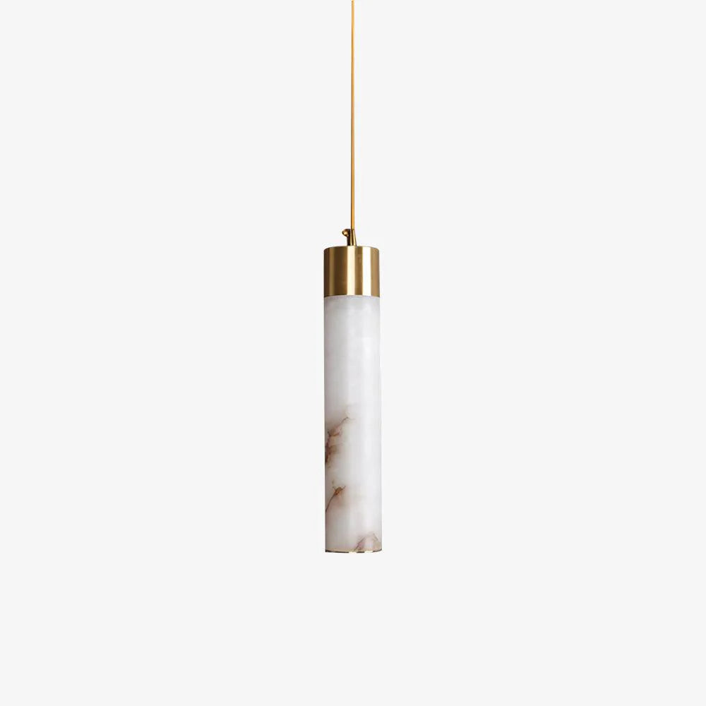 Lampada a Sospensione Classica in Marmo Lineare