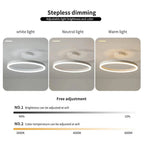 Lampada da Soffitto Rotonda Moderna in Acrilico