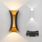 Moderna Luce da Parete Irregolare in Alluminio per Esterni