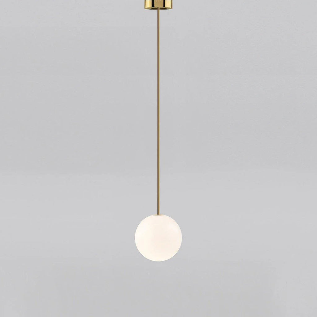 Lampada a Sospensione Minimalista in Ottone