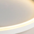 Lampada da soffitto a LED circolare minimalista nordica in ferro e acrilico