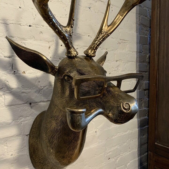 Decorazione da parete con testa di animale unica per la casa