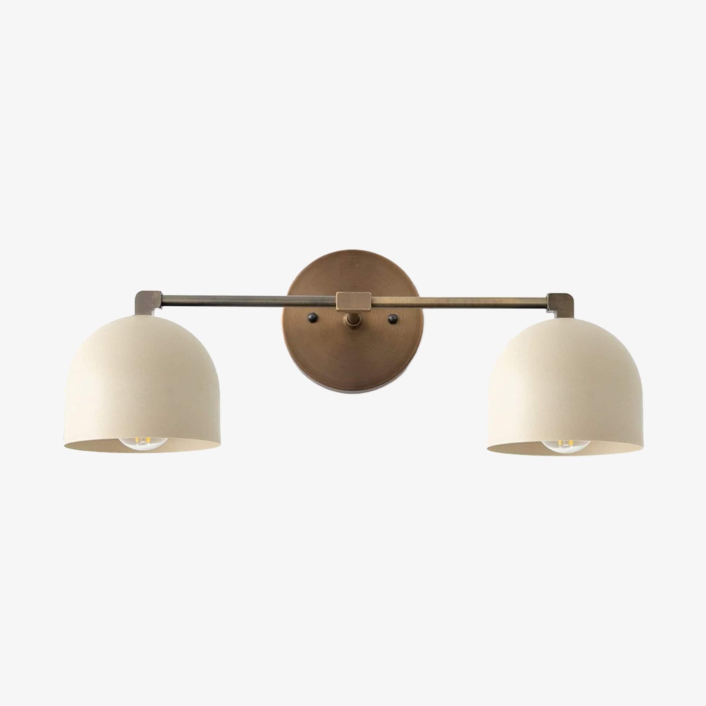 Applique da Parete in Ottone Chroma Dome per Bagno Moderno