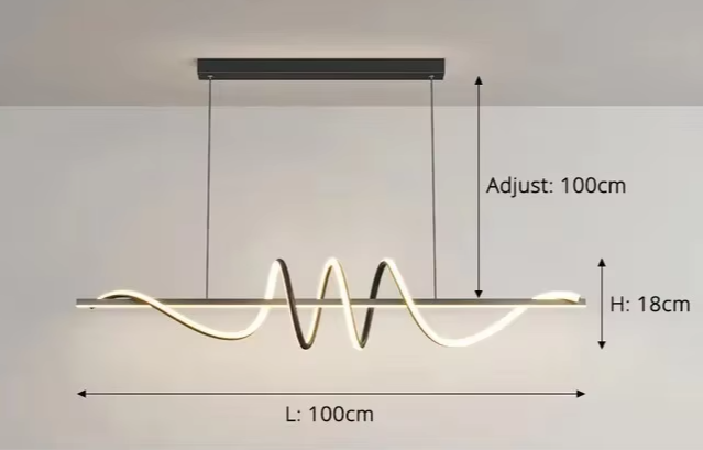 Lampada a sospensione LED dimmerabile moderna