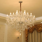 Lampadario Silva in Cristallo Francese per Soggiorno e Sala da Pranzo