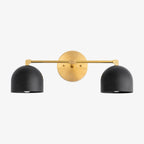 Applique da Parete in Ottone Chroma Dome per Bagno Moderno