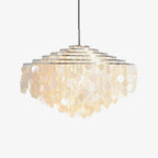Lampadario Moderno a Forma di Conchiglia