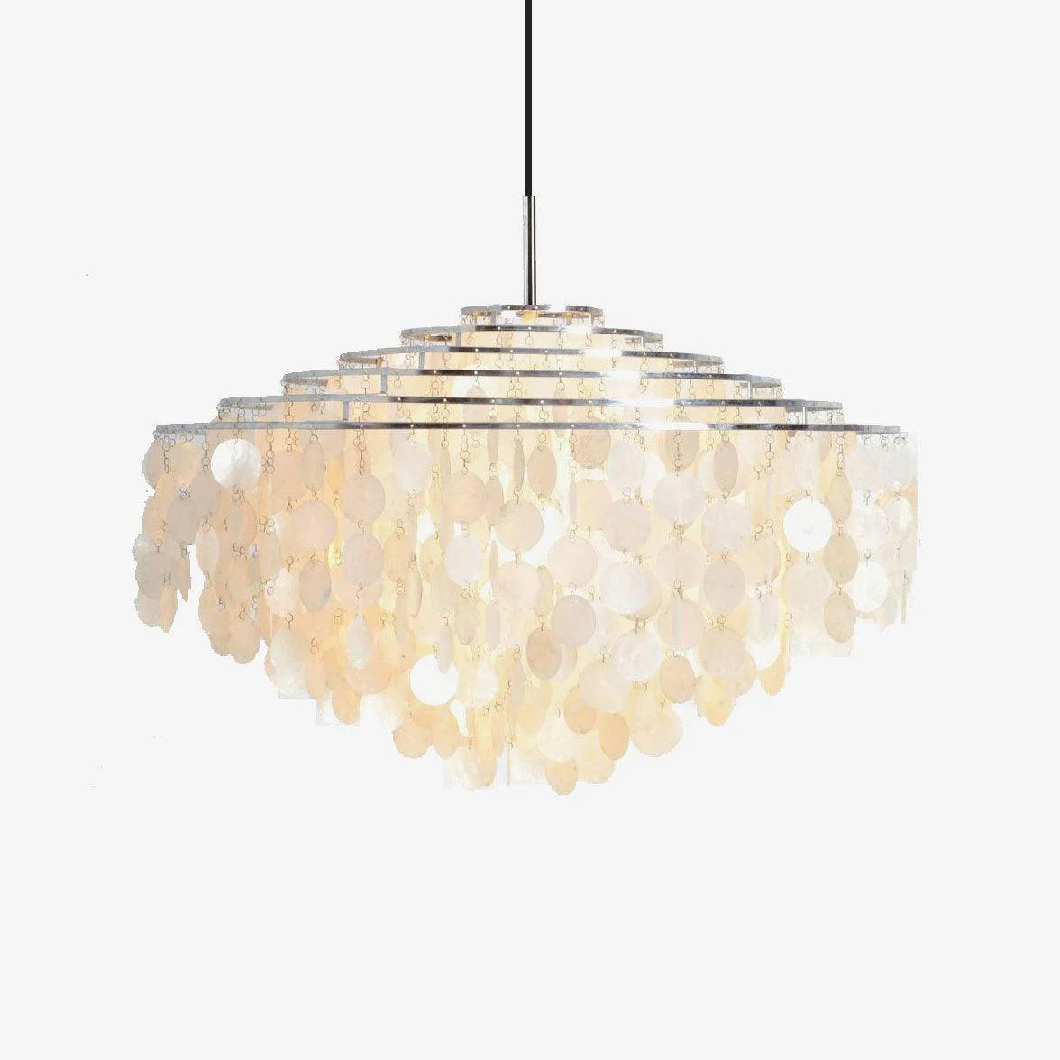 Lampadario Moderno a Forma di Conchiglia
