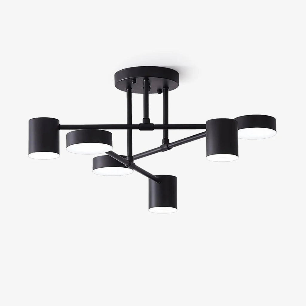 Nuova Luce da Soffitto Geometrica in Metallo