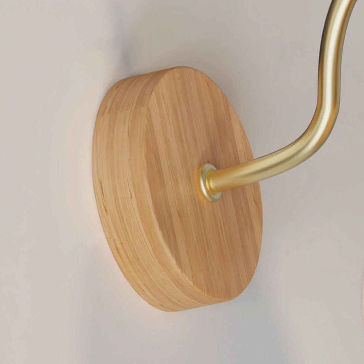 Applique da Parete Rotonda in Vetro e Ferro Striato Nordic Contemporaneo con 1 Luce per Soggiorno e Camera da Letto