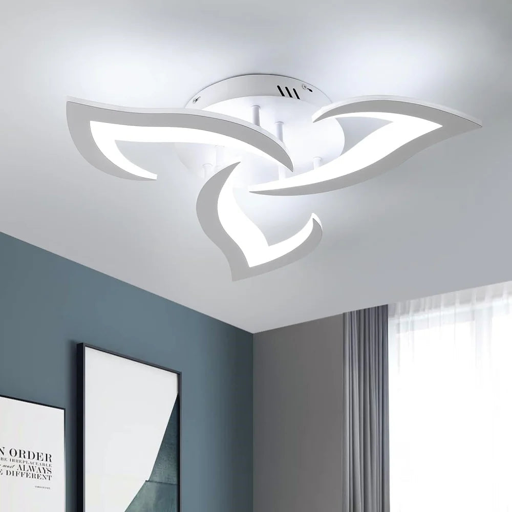 Moderna Lampada da Soffitto a Forma di Fiore Creativa