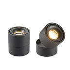Moderna Lampada da Soffitto a Cilindro Minimalista in Alluminio LED con Angolo Regolabile per Soggiorno
