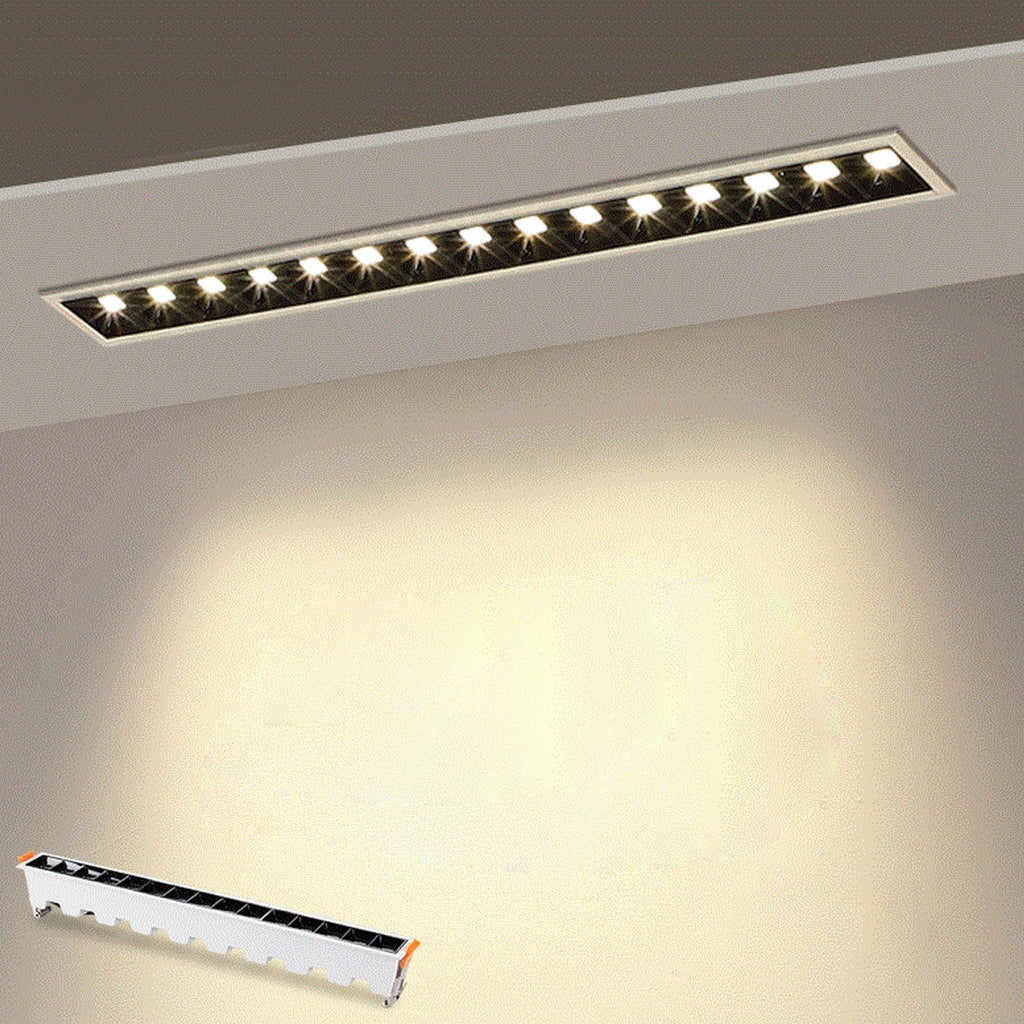 Faretto Lineare LED in Alluminio Minimalista Moderno da Soffitto