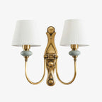 Lampada da Parete Lodge Ceramica&Tessuto&Metallo
