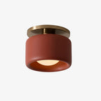Lampada da soffitto a tamburo in porcellana
