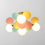 Lampada da soffitto in acrilico Bubble-Pastel Elegante