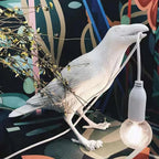 Lampada da Tavolo in Resina Trendy Crow