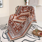 Coperta Woven BoHo Mirage del Deserto