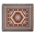 Coperta Woven BoHo Mirage del Deserto