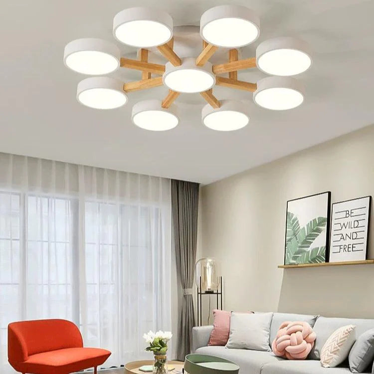 Moderna Lampada da Soffitto Rotonda