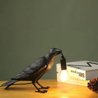 Lampada da Tavolo in Resina Trendy Crow