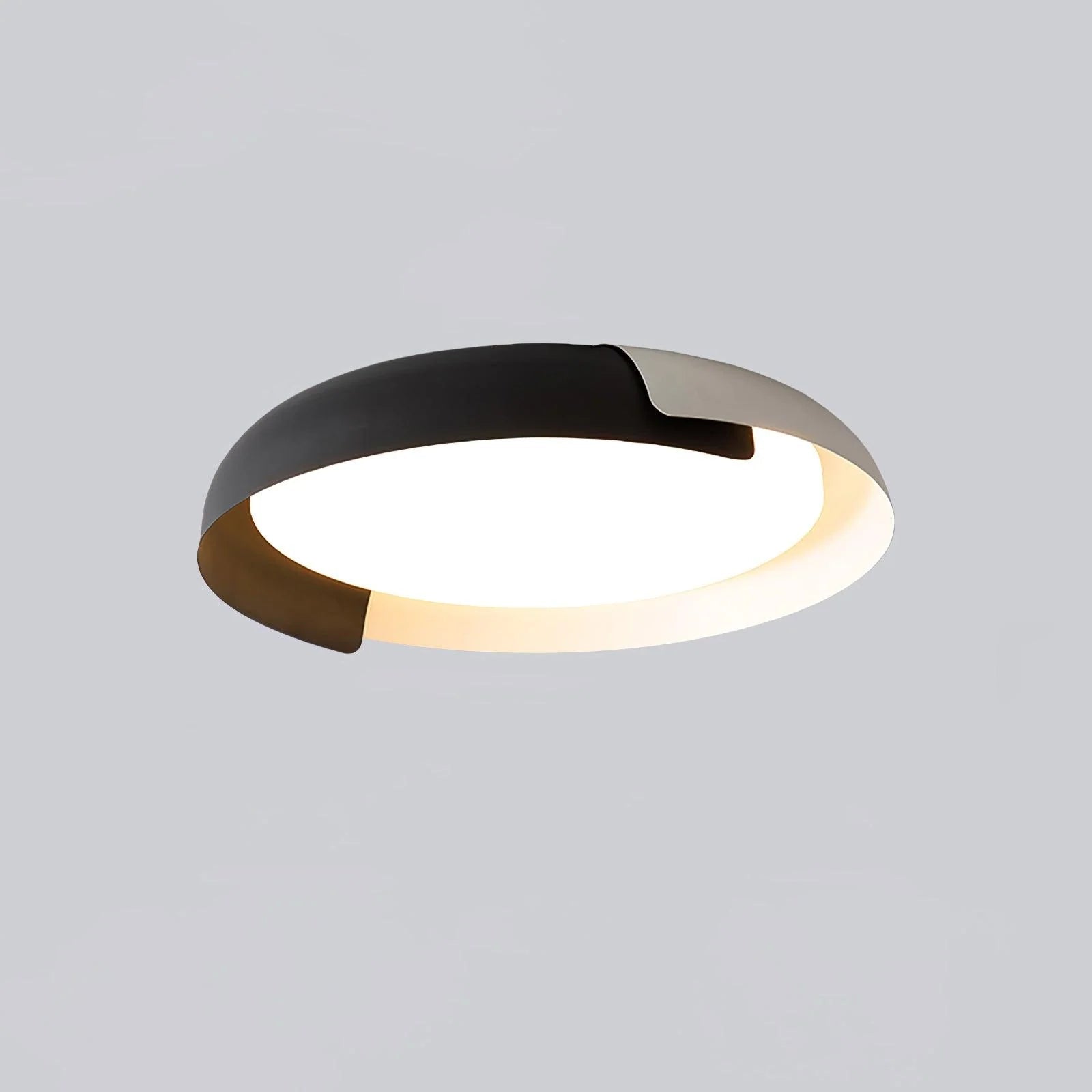 Lampada da soffitto rotonda classica in acrilico