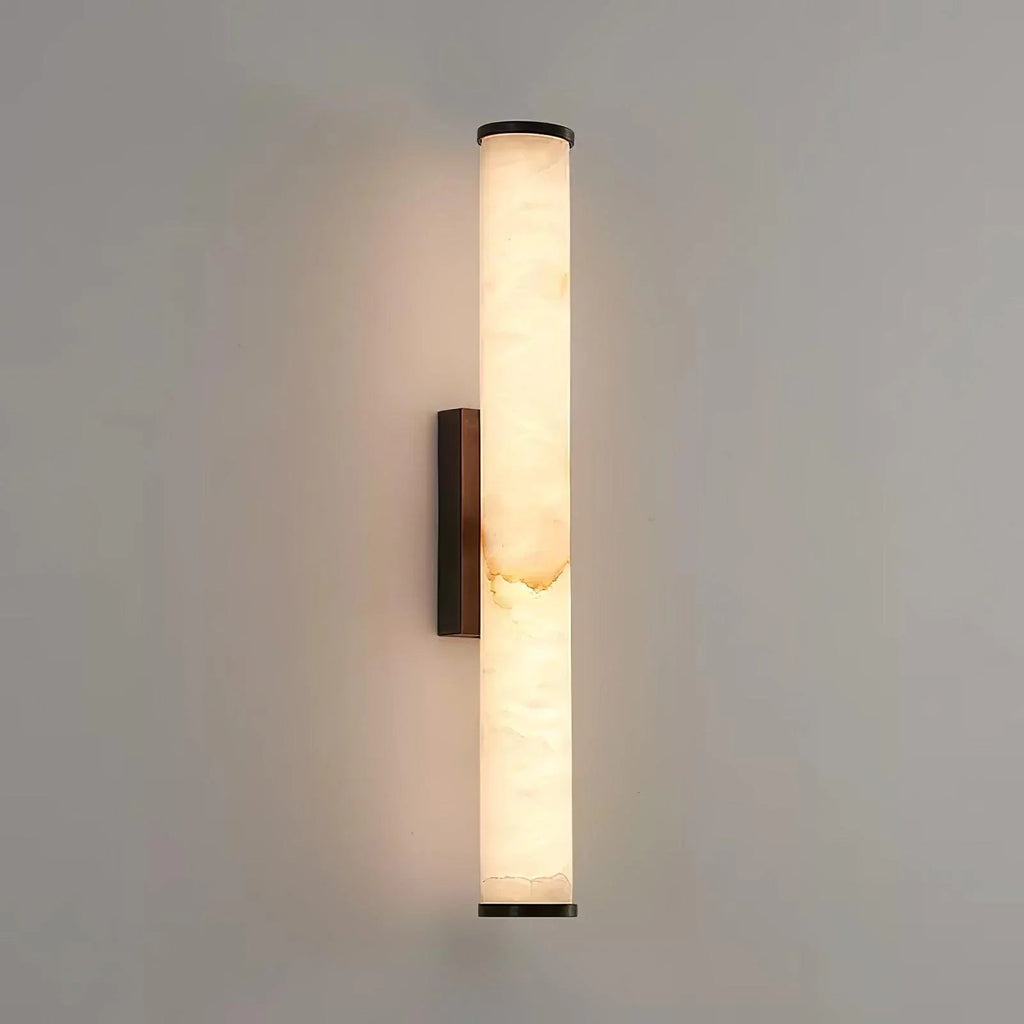 Lampada da Parete Vintage Calisto Tube in Marmo
