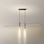 Moderna Lampada a Sospensione Orizzontale in Silicone