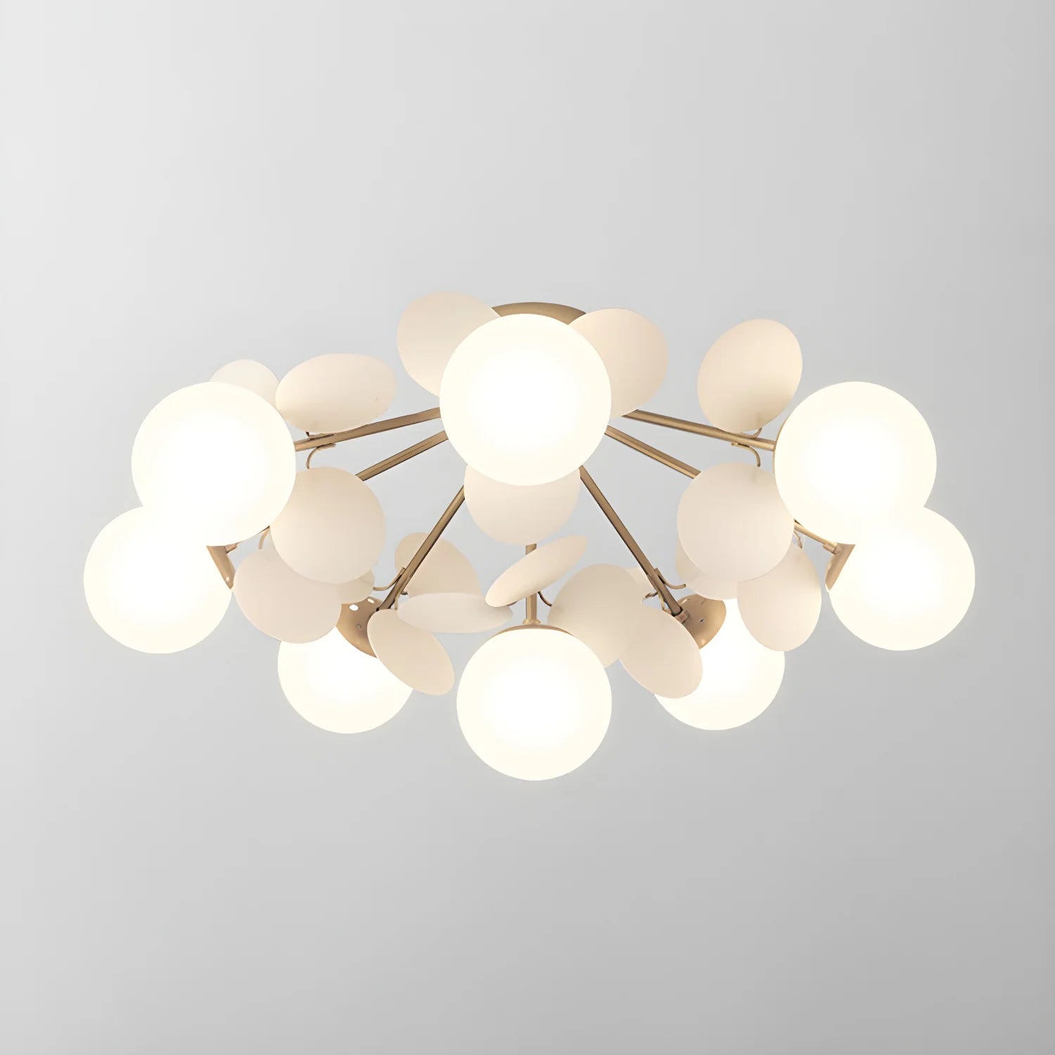 Lampada da soffitto in acrilico Bubble-Pastel Elegante