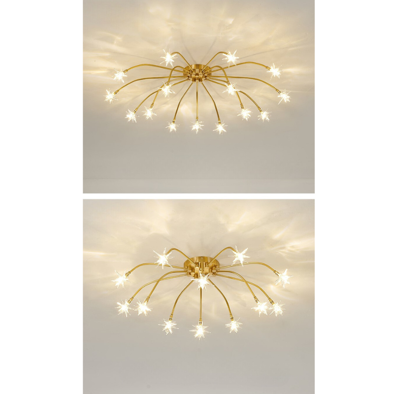 Arisha Art Deco Starry Lampada da Soffitto a Incasso